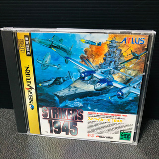 【希少完品】 ストライカーズ1945 セガサターン版 帯 説明書 ハガキ 付きの画像