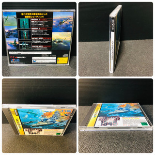 【希少完品】 ストライカーズ1945 セガサターン版 帯 説明書 ハガキ 付きの画像