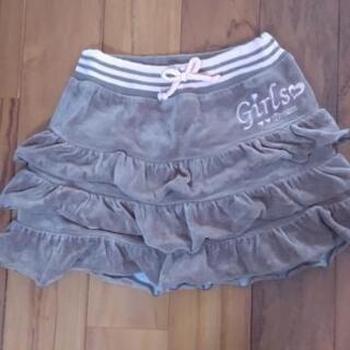 女児サイズ110 パーカーとスカートのセットアップ の画像