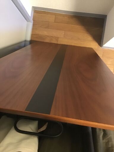 高さ70cm 木製天板の折り畳みデスク リモートワークにどうでしょう？