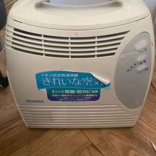 象印　イオン式空気清浄機