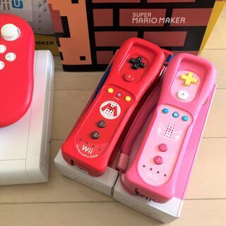 Wii U マリオメーカー リモコン スピーカー ソフト セットの画像
