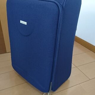 キャリーバッグ 紺色 (中古)