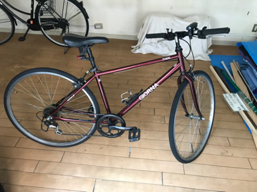 GIORNA[ジョルナ]7065 700cクロスバイク 6speed/ワインレッド