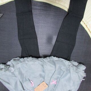 未使用スカッツ１１０ｃｍ　リボングレー