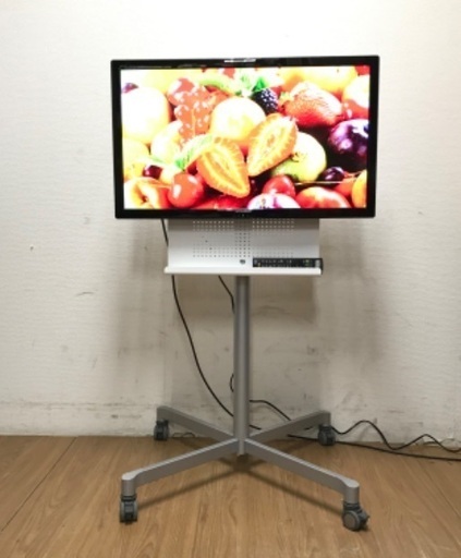 即日受渡❣️MITSUBISHI32型LED液晶TVキャスター付TV台