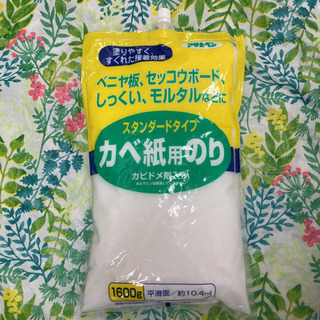 アサヒペン　カベ紙用のり　1600g スタンダードタイプ　カビド...