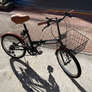 折り畳み自転車　20インチ　20年8月購入品　美品