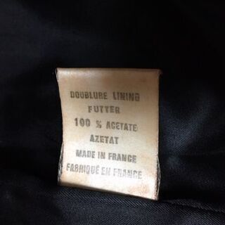 フランス製フェイクファーコ－ト譲ります。の画像