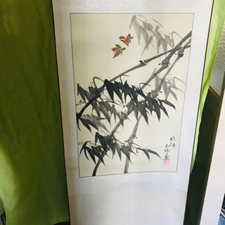 掛け軸　(竹)