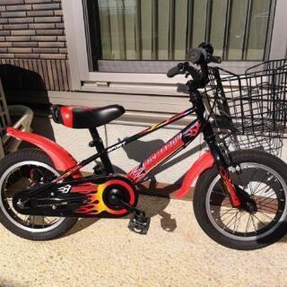 14インチ 男の子用 自転車 補助輪付き