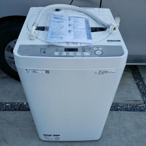 ☆極美品☆SHARP シャープ 全自動洗濯機 ES-GE6D 2020年製 6.0kg 使用数回のみ