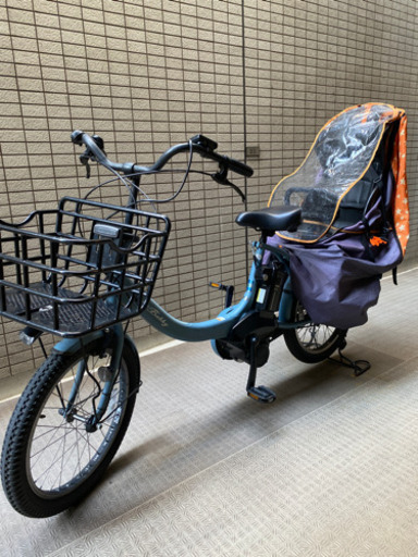 子供椅子付き電動自転車　ヤマハパスバビー