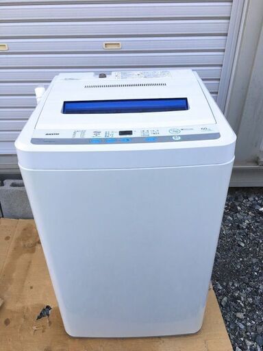 全自動洗濯機 ASW-60D(W)　６．０kg　動作品　2011年
