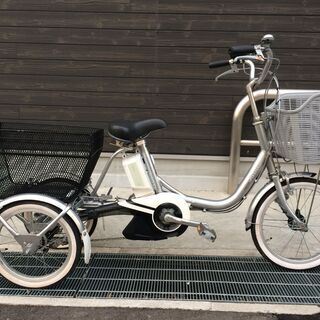 地域限定送料無料　ヤマハ　パスワゴン　三輪車　アイボリー　神戸市　電動自転車 地域限定送料無料ヤマハパスワゴン三輪車アイボリー神戸市電動自転車