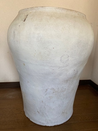 壺焼き芋　つぼ　素焼き鉢　テラコッタ　焼き芋　高さ63cm