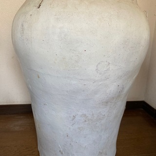 壺焼き芋　つぼ　素焼き鉢　テラコッタ　焼き芋　高さ63cmの画像