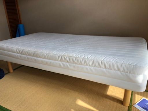 (値下げしました)無印良品 脚付シングルベッド