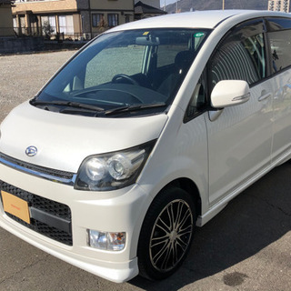 車検2年付き！ムーヴ カスタム　ターボRS! 4WD！ スマートキー！