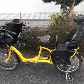 チャイルドシート付き自転車