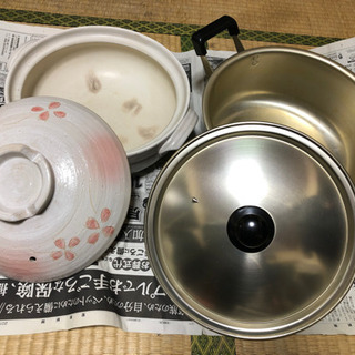 【中古】アルミ鍋・土鍋の画像
