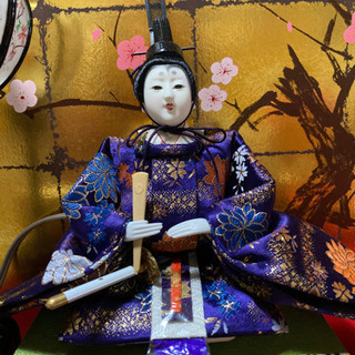 【完売御礼】雛匠 三喜作 京雛人形 「天其雛」ガラスケースの画像