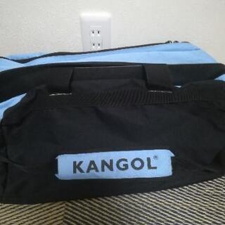 KANGOL ボストンバッグ　水色