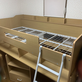 システムベッドデニッシュ　ニトリ購入の画像
