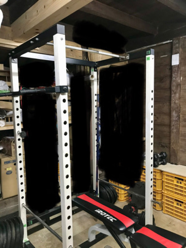 パワーラック455 + バーベル100kgセット　アイロテック