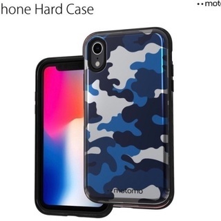 iPhone XS ハードケース 迷彩 motomo CAMO ...
