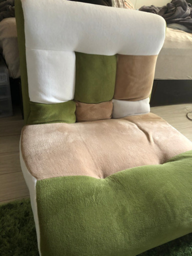 美品　座椅子　ソファ　リクライニング