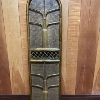 籐製　ついたて / 間仕切り / 目隠し （あげます）の画像