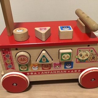 アンパンマン　木製手押し車(定価¥18,000)の画像