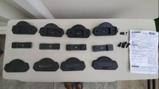 inno キャリアセット　スクエアベース　車アクセサリー