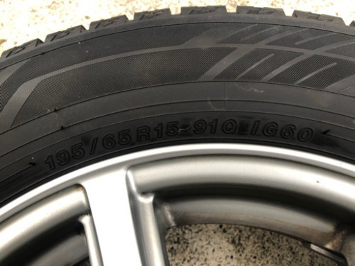 195/65/r15 ヨコハマ　IG60  スタッドレス