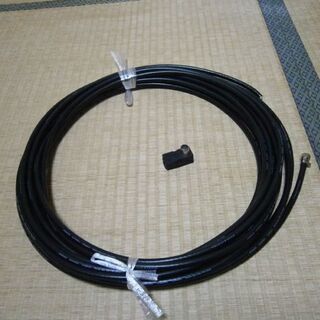 北より・TV用プラグと5CFB13.5m片端処理