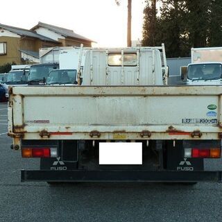 H25　キャンター4WDロング平全低床　車検3/8　AT R3年自動車税込　15211の画像