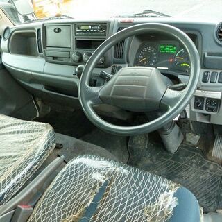 H25　キャンター4WDロング平全低床　車検3/8　AT R3年自動車税込　15211の画像