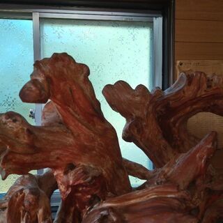 骨董 木の根オブジェ 置物 約60cm 木の置物木の根アンティーク骨董流木インテリアオブジェ