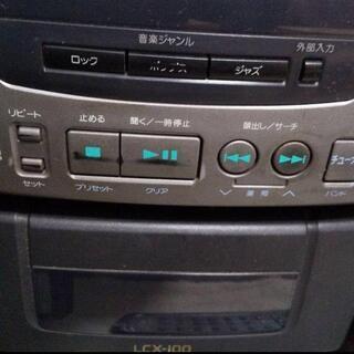 【終了】【あげます】CDカセット　アイワミニコンポの画像