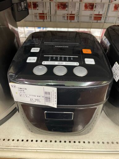 ヤマゼン　炊飯器　3合炊き　YJB-300　2019年製