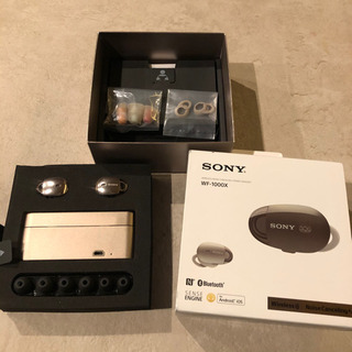 美品 ワイヤレスイヤホン ノイズキャンセラー SONY WF-1...