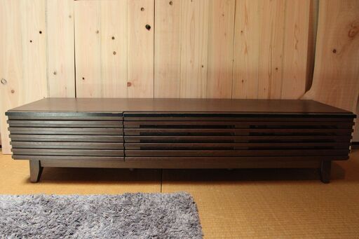 テレビ台　幅 150cm ブラウン 引き出し