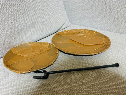 希少！！槙塚鉄工所フライパンディッシュ 中、小、ジョイント3点