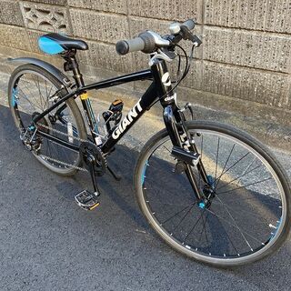 引取のみ　GIANT ESCAPE JR 24インチ ブラック/ブルー GIANT ESCAPE JR 24 （24インチ子供車）