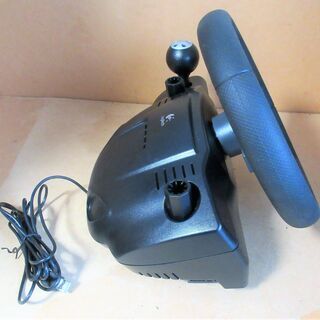 ☆ロジクール Logicool LPRC-11000 GT FORCE Pro PS2グランツーリスモ4対応ステアリングコントローラー◆本格的なゲームプレイをサポートの画像