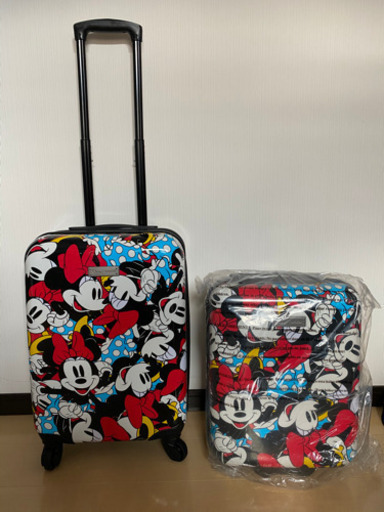新品★ディズニーミニーデザインキャリーバッグ2個セット