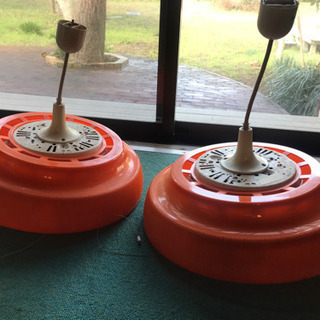 昭和レトロ♡照明器具2器　差し上げます