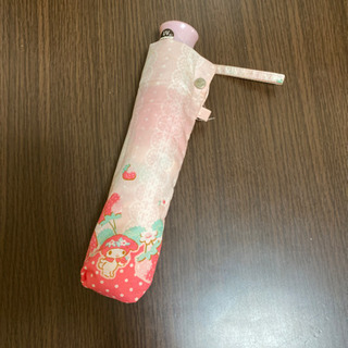 お話中マイメロ　折り畳み傘　晴雨兼用　UV加工　日傘の画像