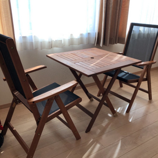 未使用テーブル　チェア　セット